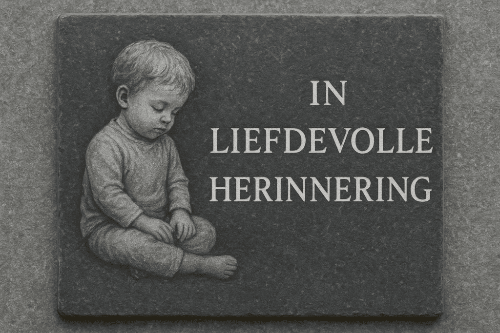 gedenkplaat kind