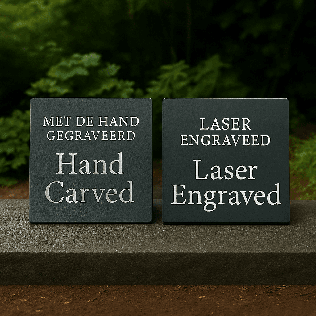 gegraveerde gedenkplaat