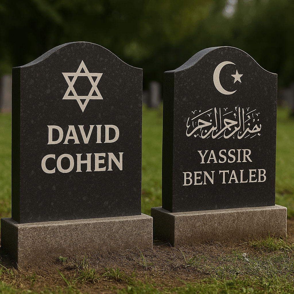 islamitische gedenksteen / joodse gedenksteen